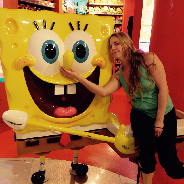 Lena och Spongebob